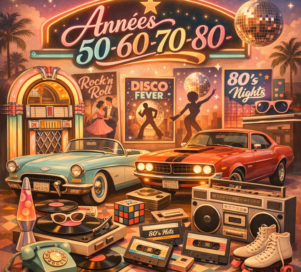 Années 50 - 60 - 70 - 80